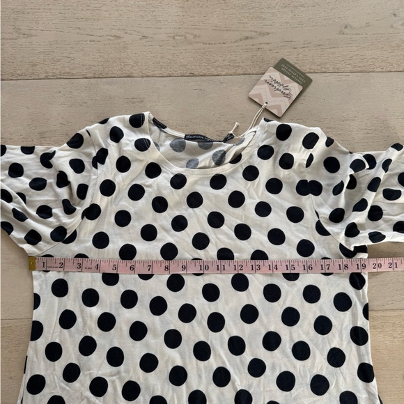 NWT GUDRUN SJÖDÉN TOP "MIKA” polka dot jersey M - Picture 4 of 7
